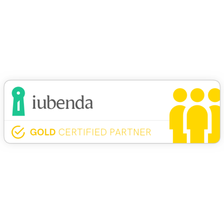 Iubenda Gold Certified Partner
