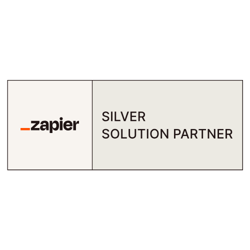 Zapier Silver Solution Partner badge